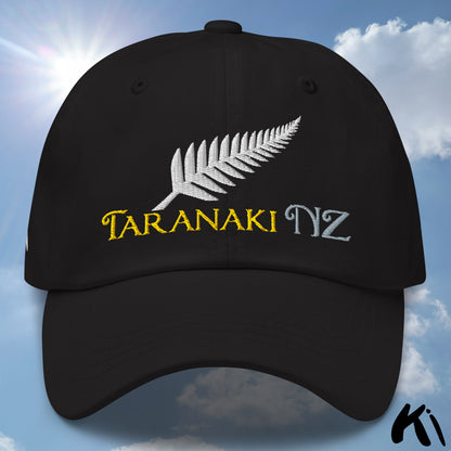 TARANAKI NZ Silver Fern Embroidered Cap