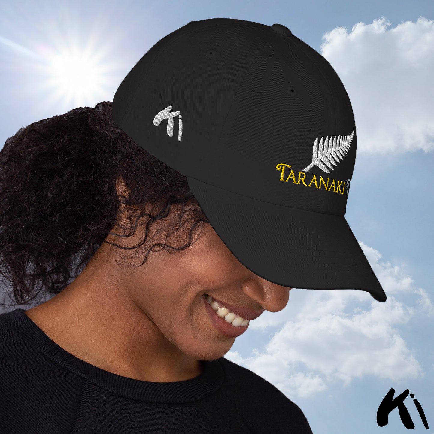 TARANAKI NZ Silver Fern Embroidered Cap