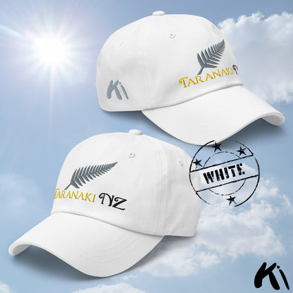 TARANAKI NZ Silver Fern Embroidered Cap