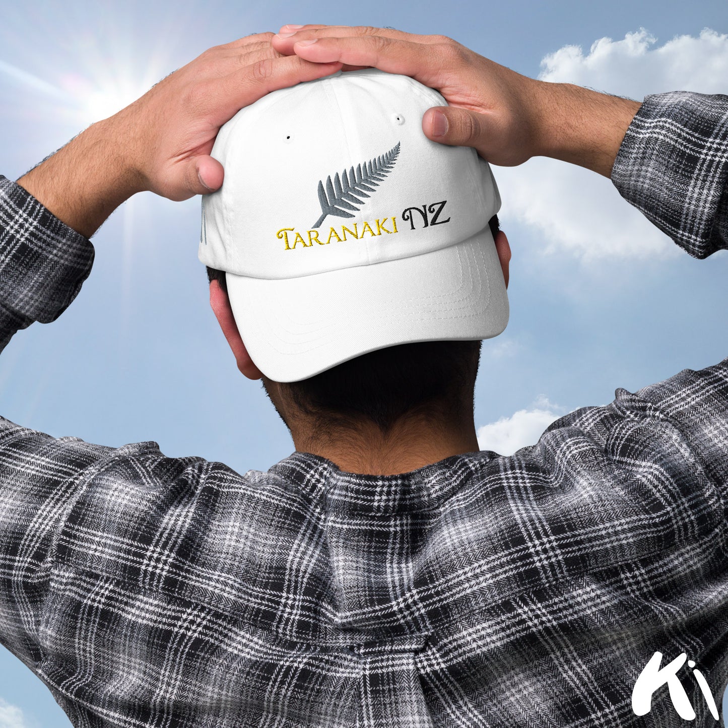 TARANAKI NZ Silver Fern Embroidered Cap