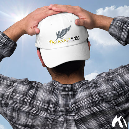 TARANAKI NZ Silver Fern Embroidered Cap