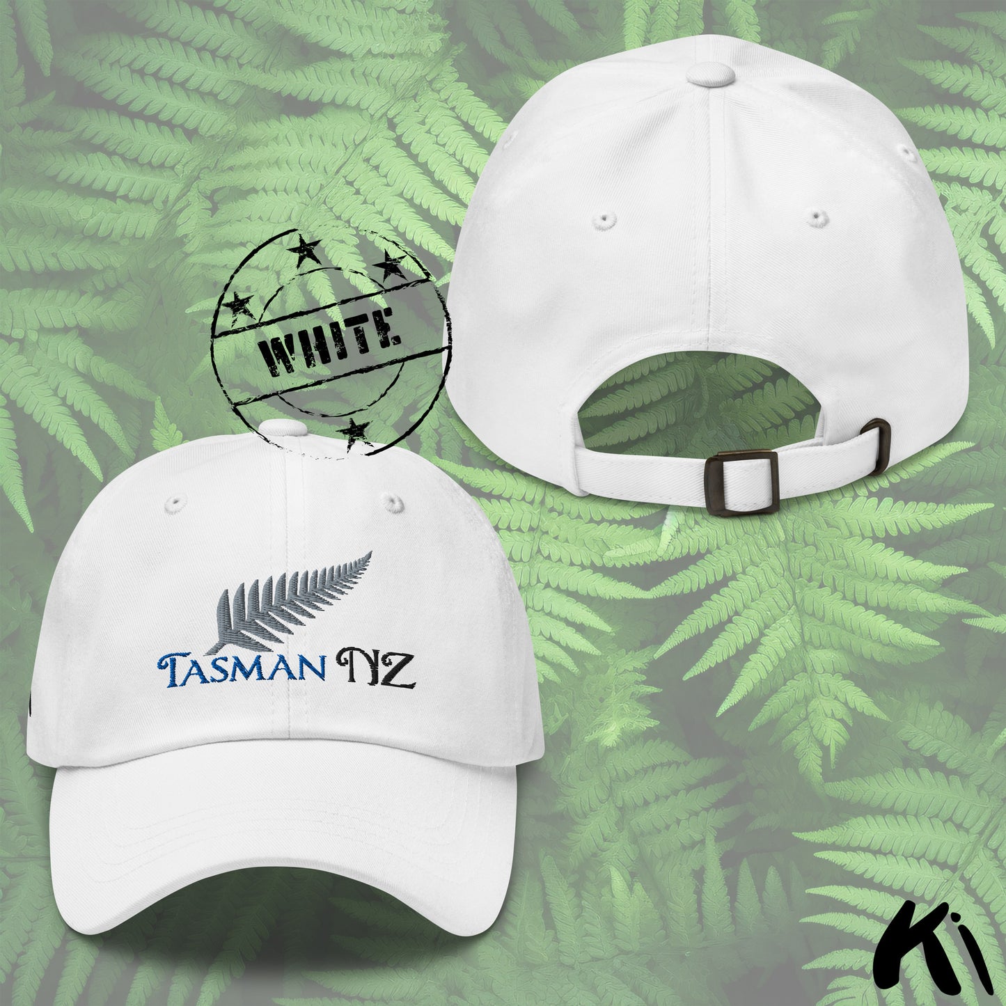 TASMAN NZ Silver Fern Dad Hat Cap