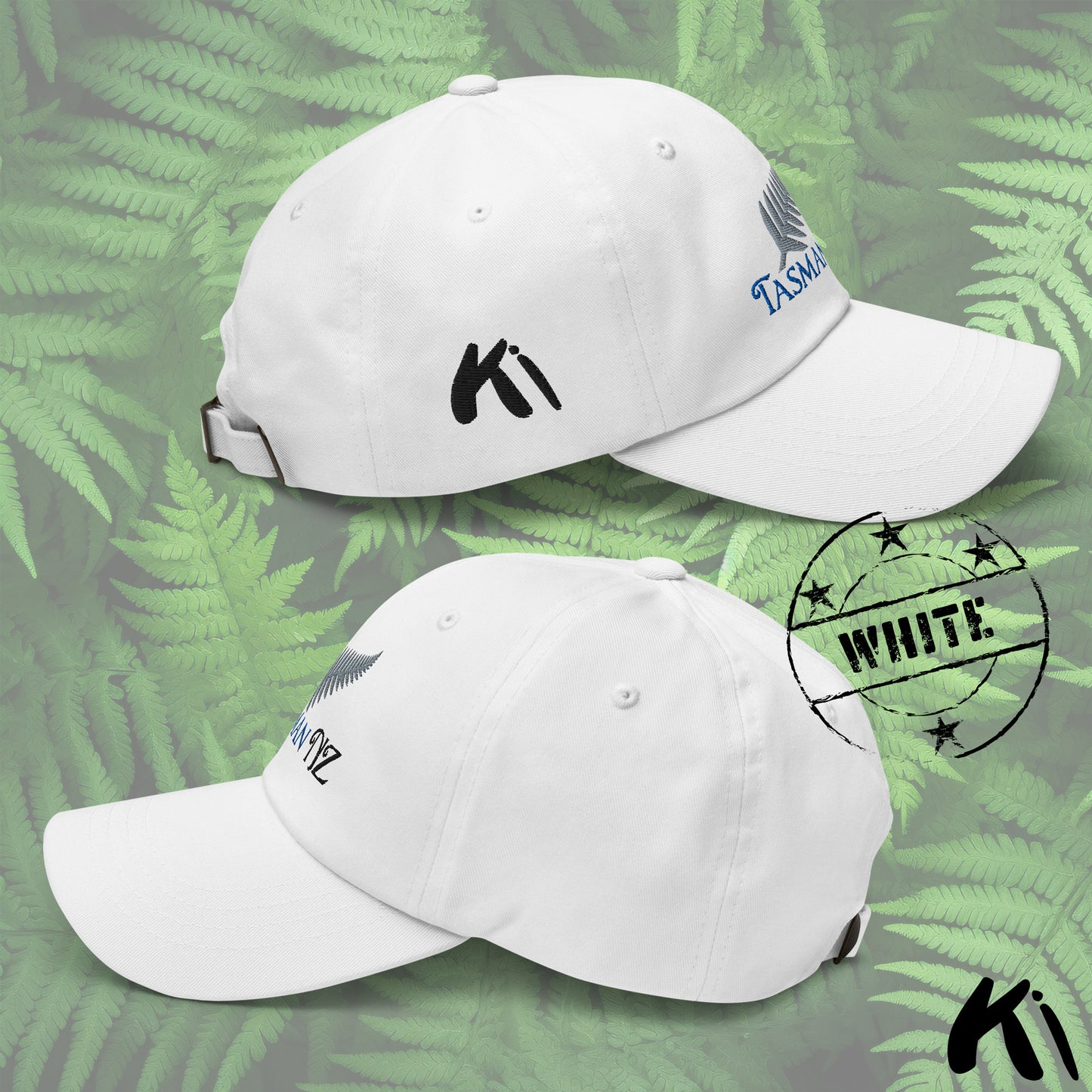TASMAN NZ Silver Fern Dad Hat Cap