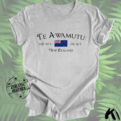 TE AWAMUTU New Zealand Co-ordinates Shirt