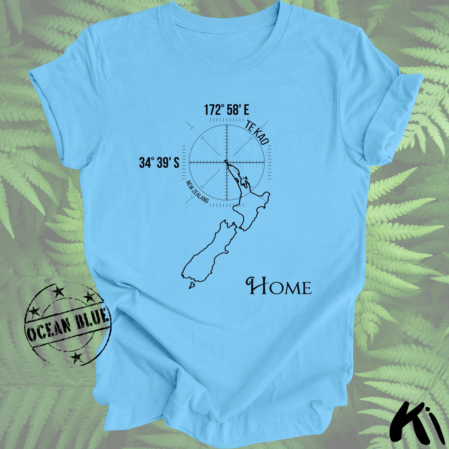 TE KAO New Zealand Home Co-ords Shirt