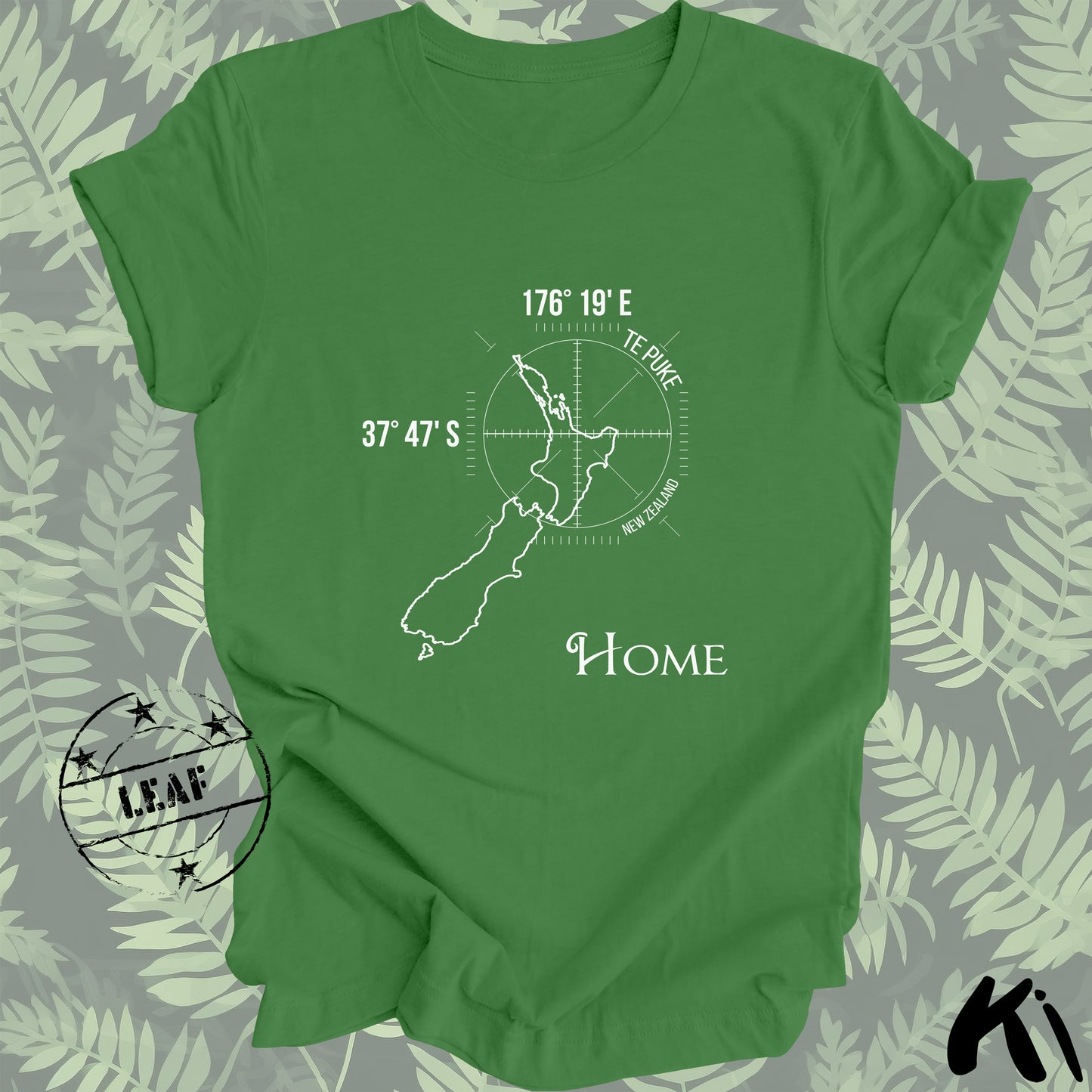 TE PUKE New Zealand Home Co-ords Shirt