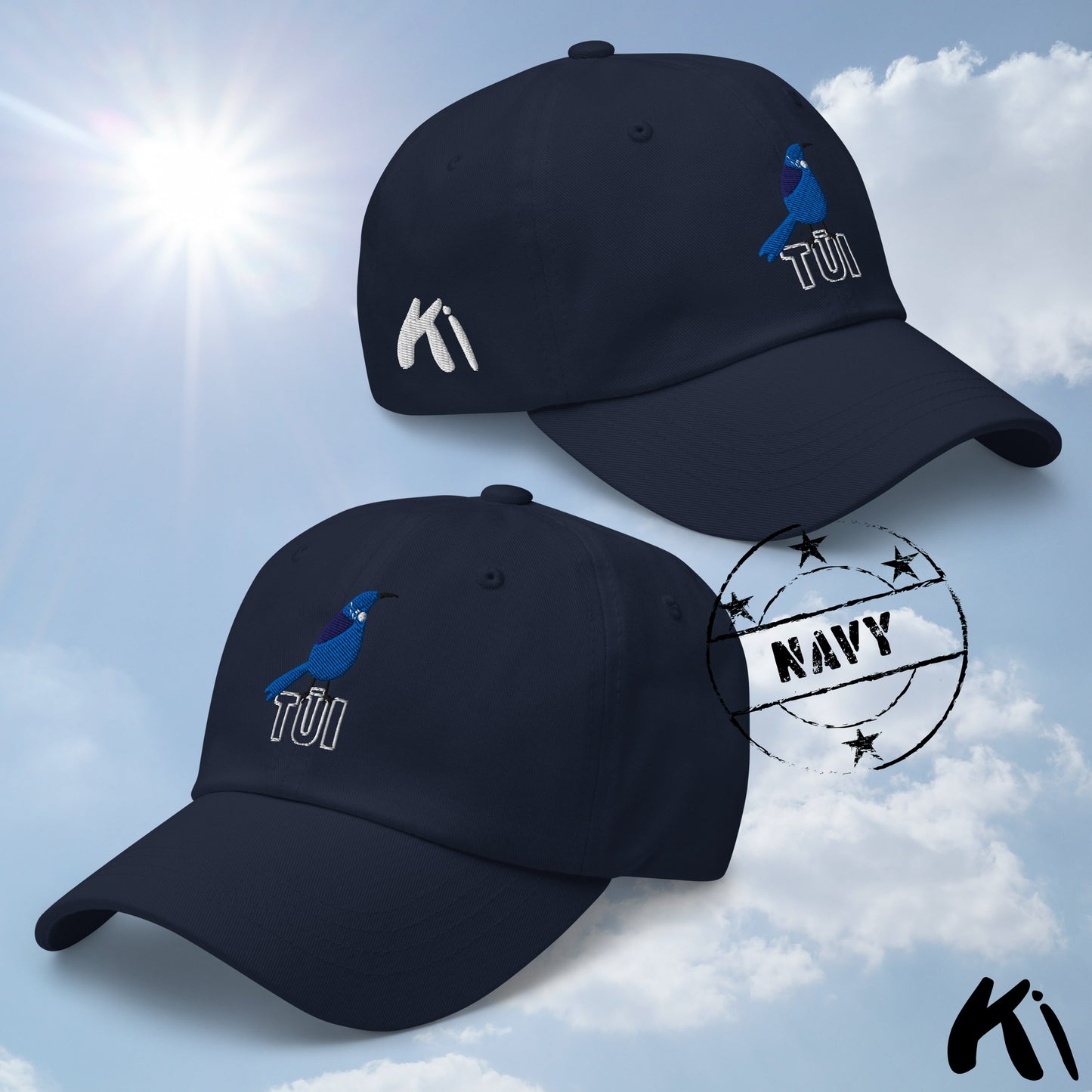 TŪI Bird Embroidered Cap / Dad hat