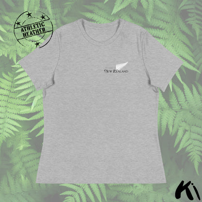 Aotearoa New Zealand SILVER FERN Minimalist Women's Relaxed Fit Shirt