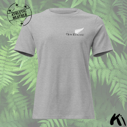 Aotearoa New Zealand SILVER FERN Minimalist Women's Relaxed Fit Shirt