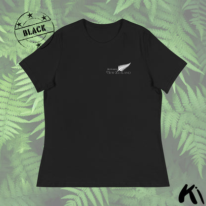 Aotearoa New Zealand SILVER FERN Minimalist Women's Relaxed Fit Shirt