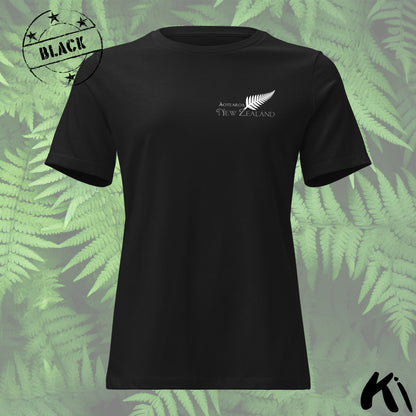 Aotearoa New Zealand SILVER FERN Minimalist Women's Relaxed Fit Shirt