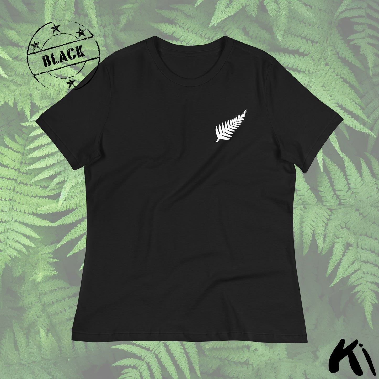 New Zealand SILVER FERN Minimalist Women's Relaxed Fit Shirt