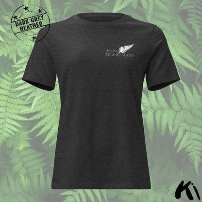 Aotearoa New Zealand SILVER FERN Minimalist Women's Relaxed Fit Shirt