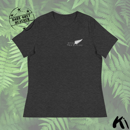 Aotearoa New Zealand SILVER FERN Minimalist Women's Relaxed Fit Shirt