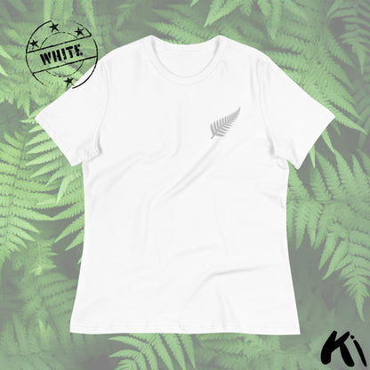 New Zealand SILVER FERN Minimalist Women's Relaxed Fit Shirt