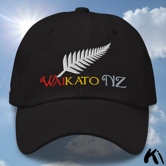 WAIKATO NZ Silver Fern Embroidered Cap