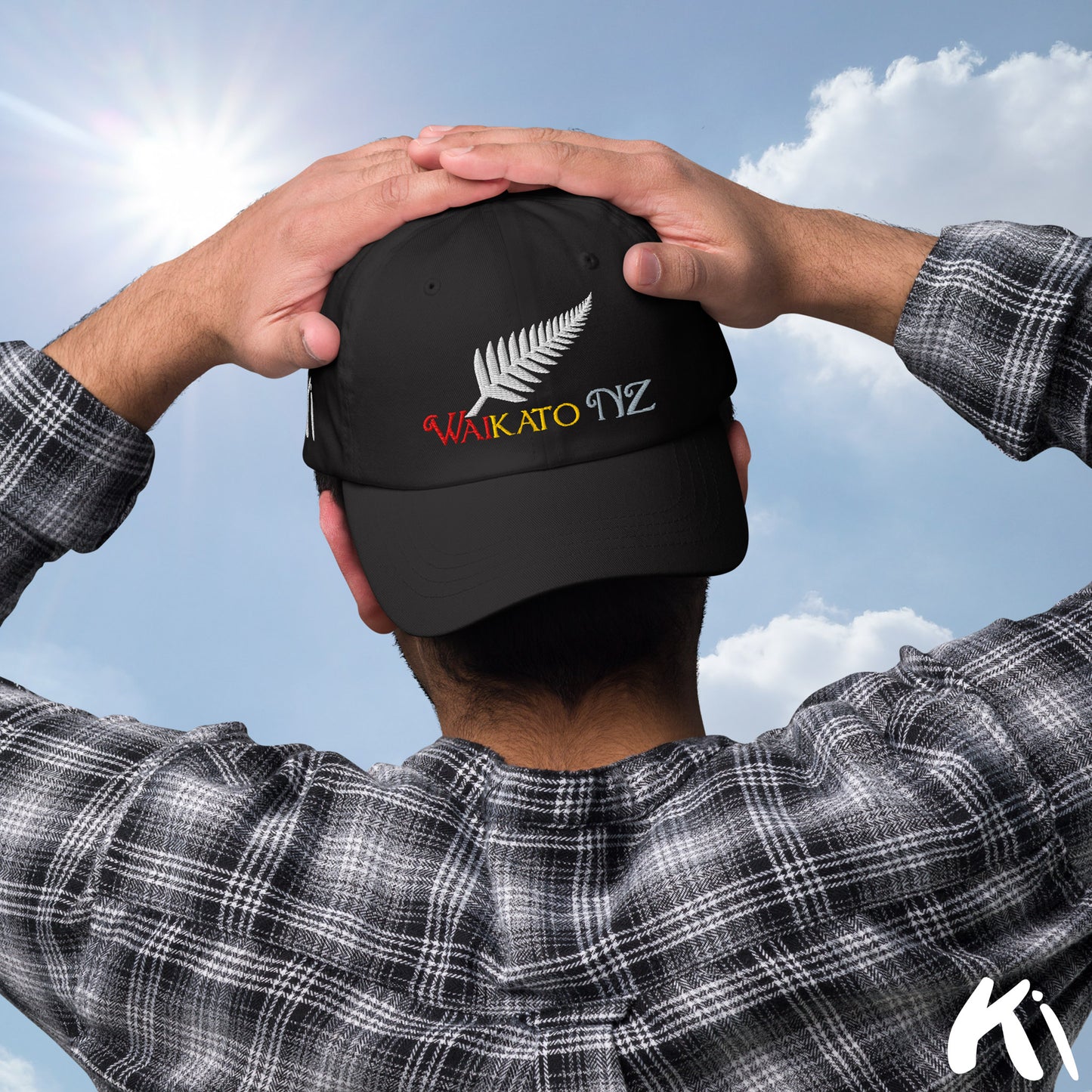 WAIKATO NZ Silver Fern Embroidered Cap