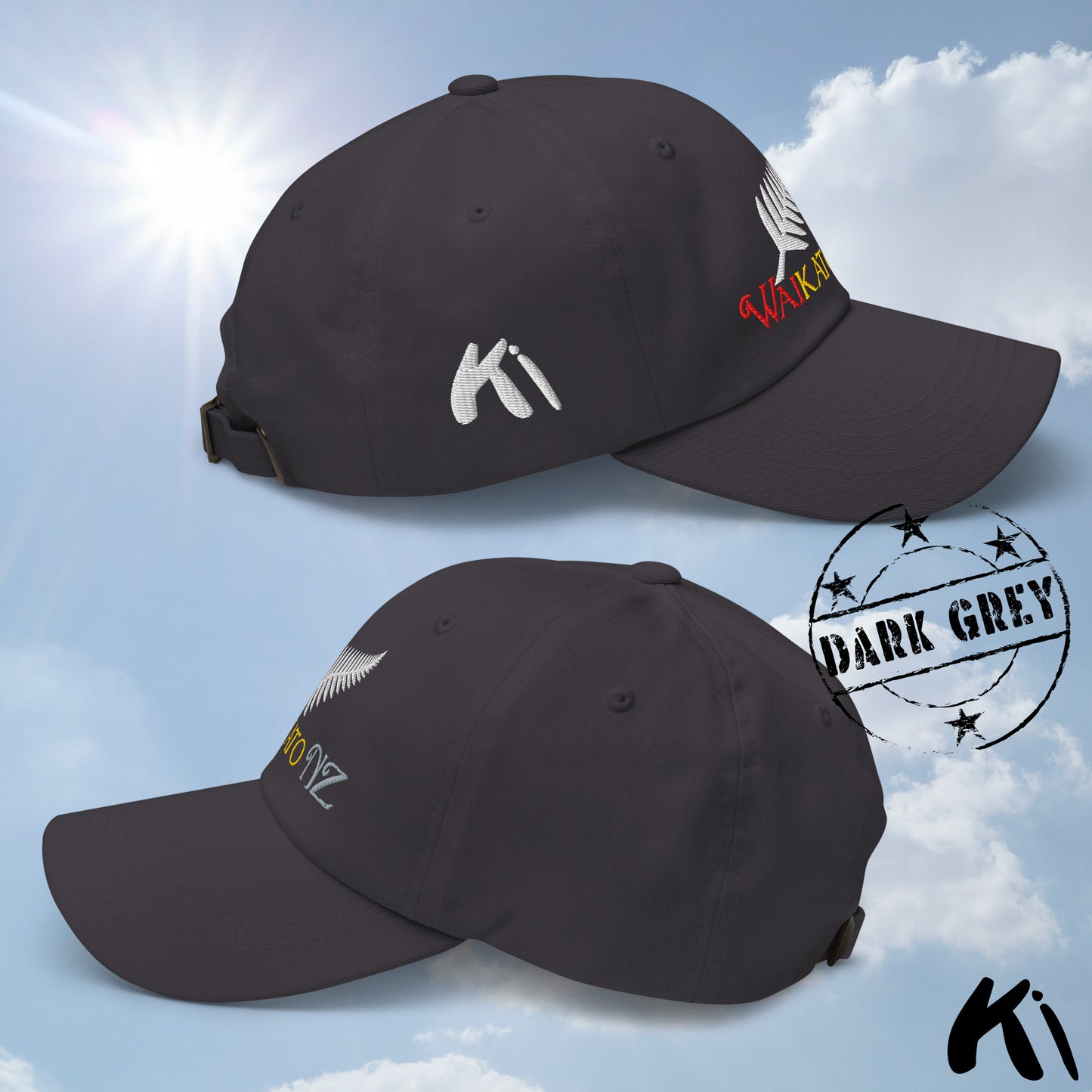 WAIKATO NZ Silver Fern Embroidered Cap