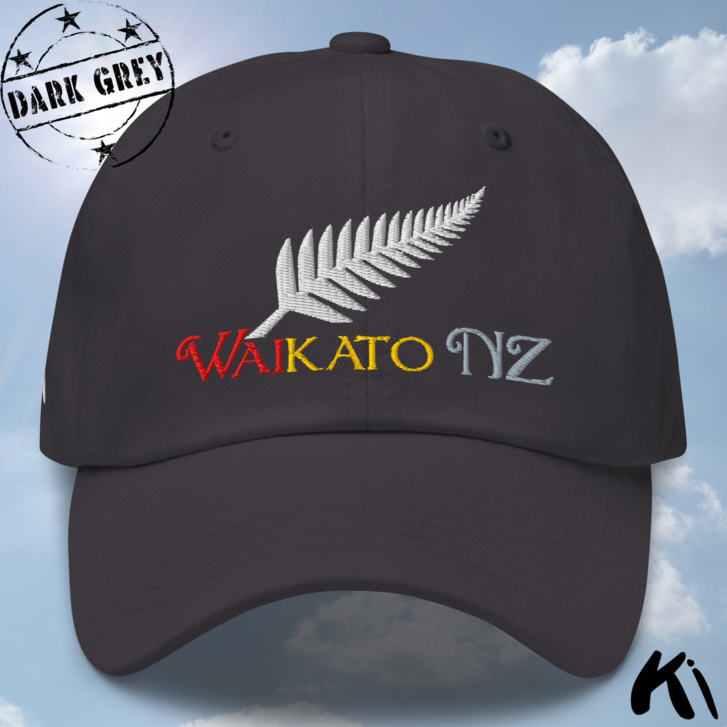 WAIKATO NZ Silver Fern Embroidered Cap