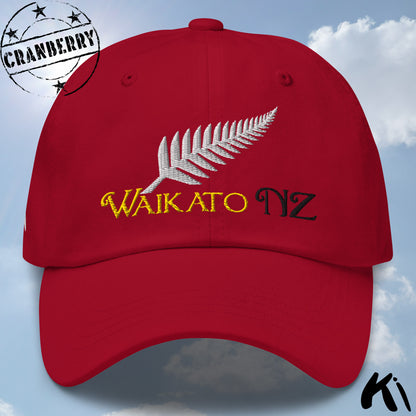 WAIKATO NZ Silver Fern Embroidered Cap