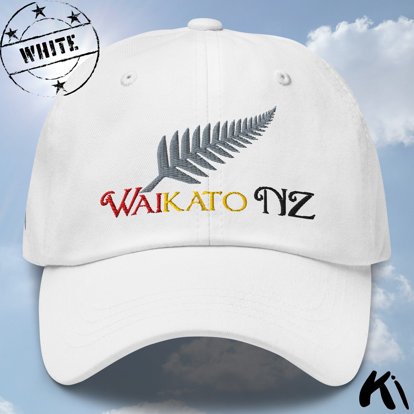 WAIKATO NZ Silver Fern Embroidered Cap