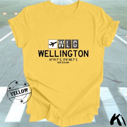 WELLINGTON Airport Code Shirt