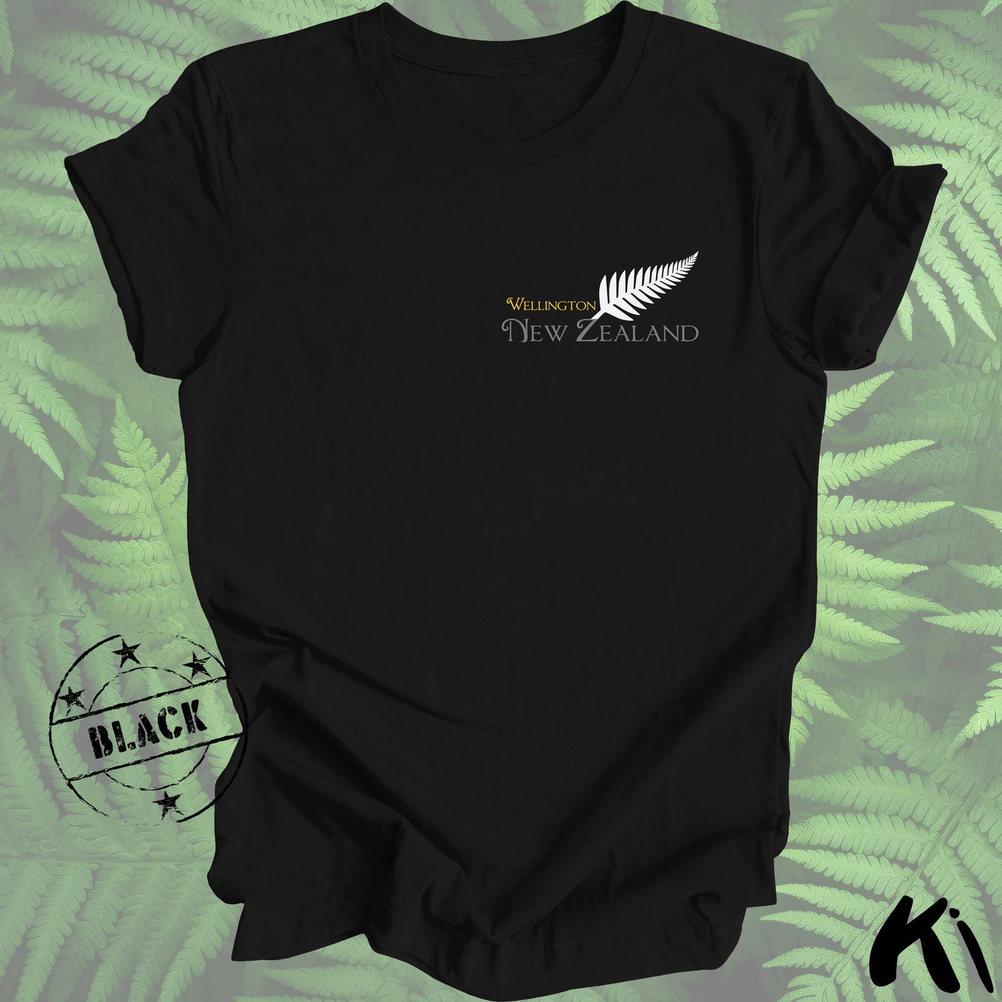 WELLINGTON New Zealand SILVER FERN Minimalist Shirt