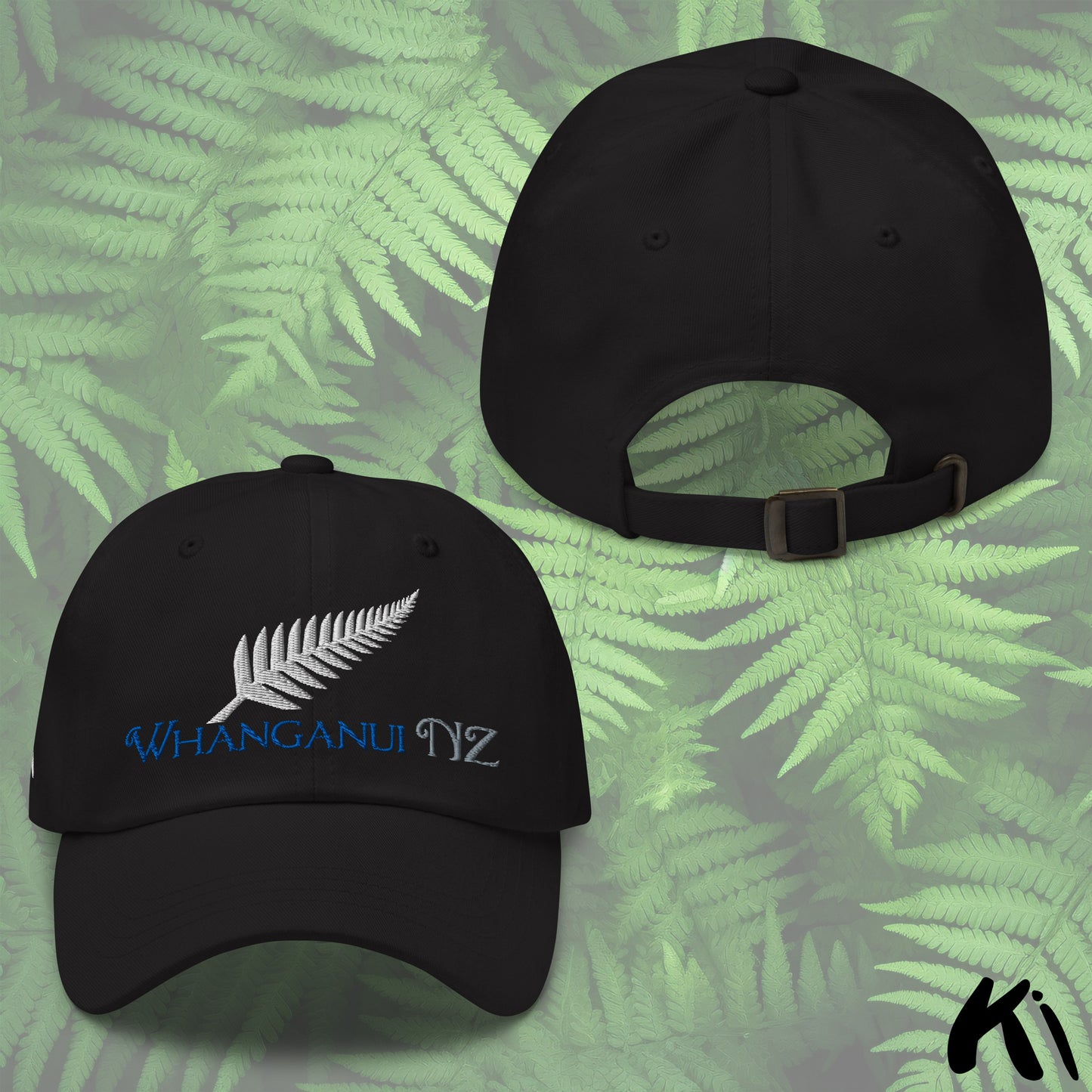 WHANGANUI NZ Silver Fern Dad Hat Cap