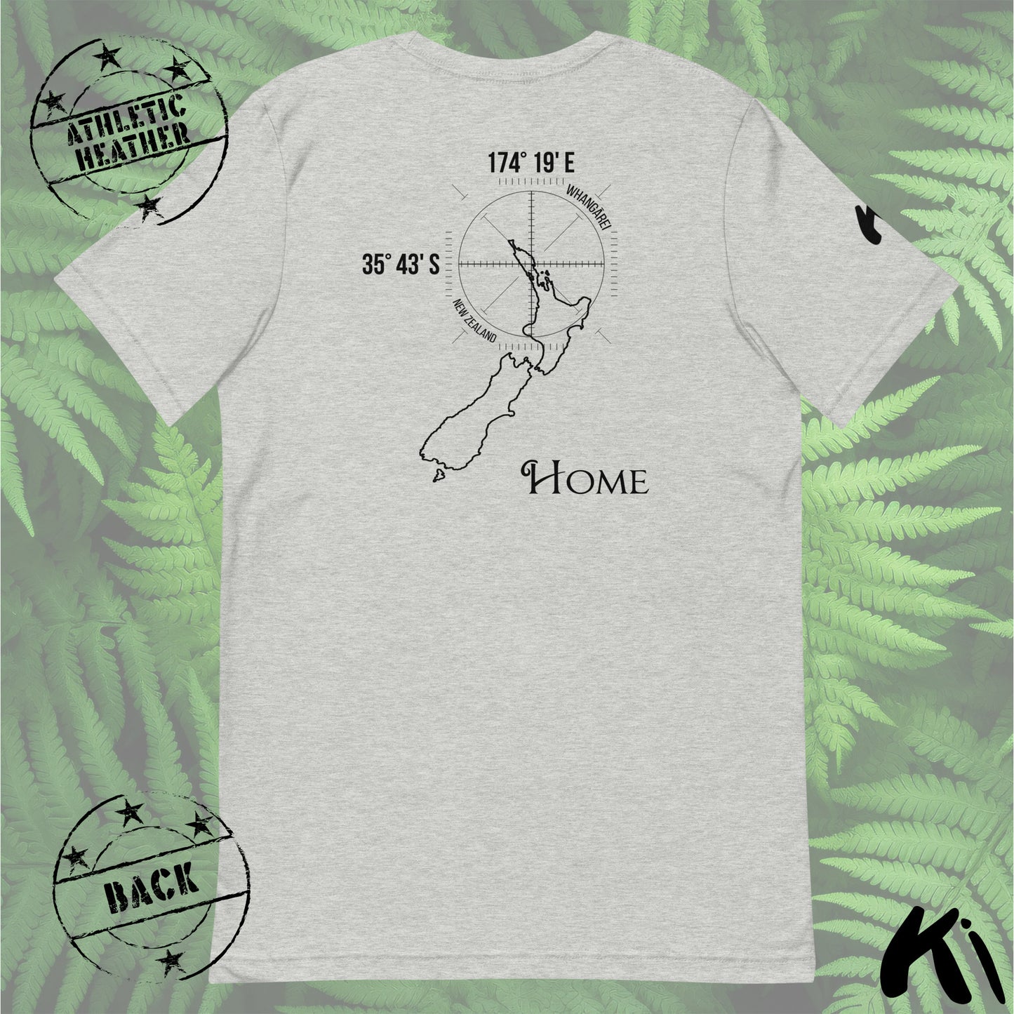 WHANGĀREI New Zealand Home Co-ords BACK PRINT Shirt