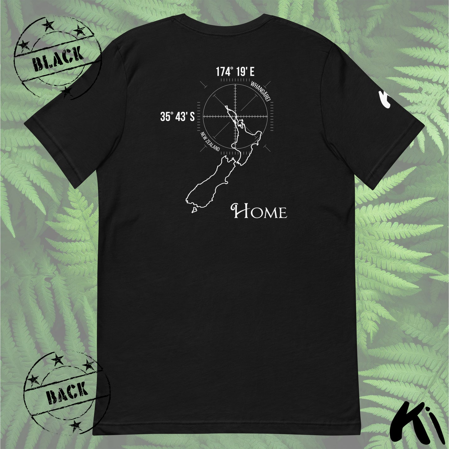 WHANGĀREI New Zealand Home Co-ords BACK PRINT Shirt