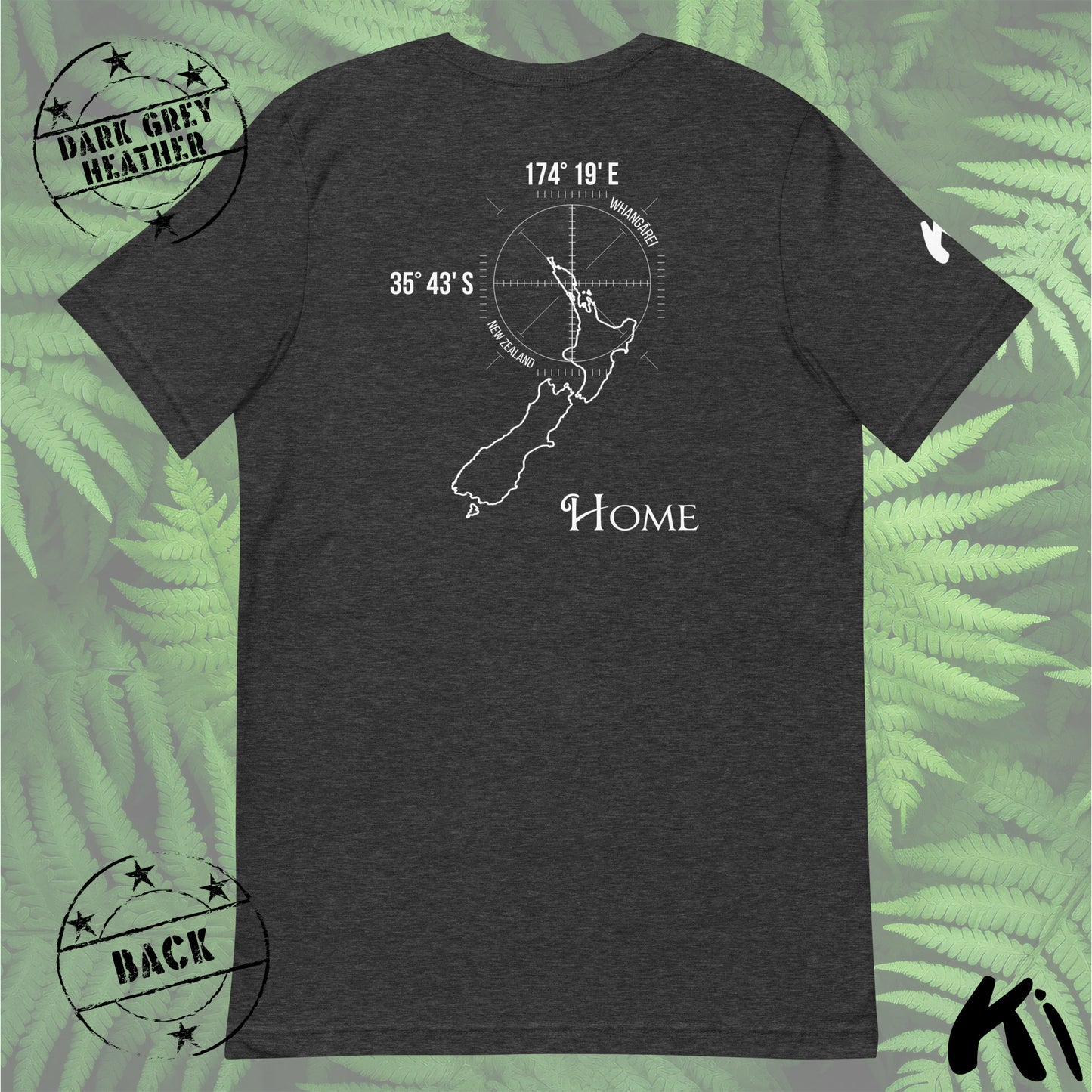 WHANGĀREI New Zealand Home Co-ords BACK PRINT Shirt