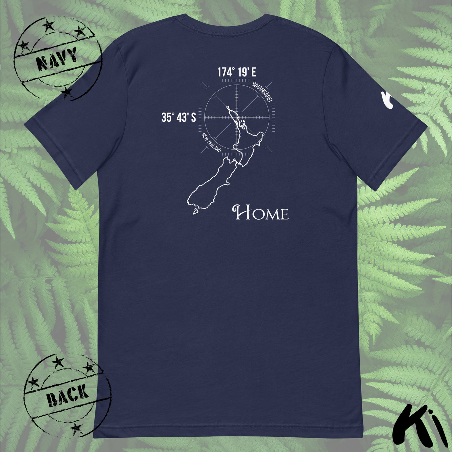 WHANGĀREI New Zealand Home Co-ords BACK PRINT Shirt