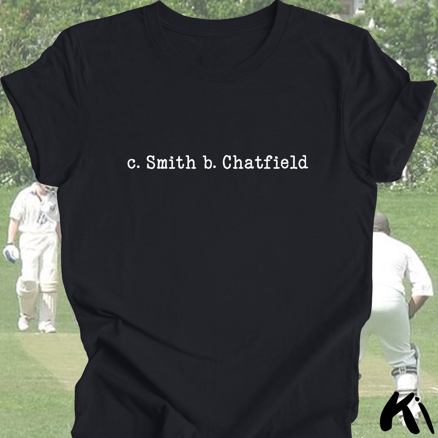 c. SMITH b. CHATFIELD Retro Cricket Shirt