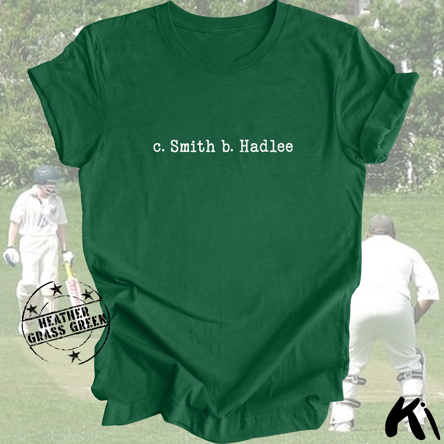 c. SMITH b. HADLEE Retro Cricket Shirt