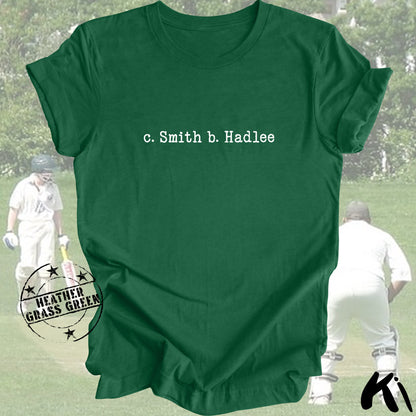 c. SMITH b. HADLEE Retro Cricket Shirt