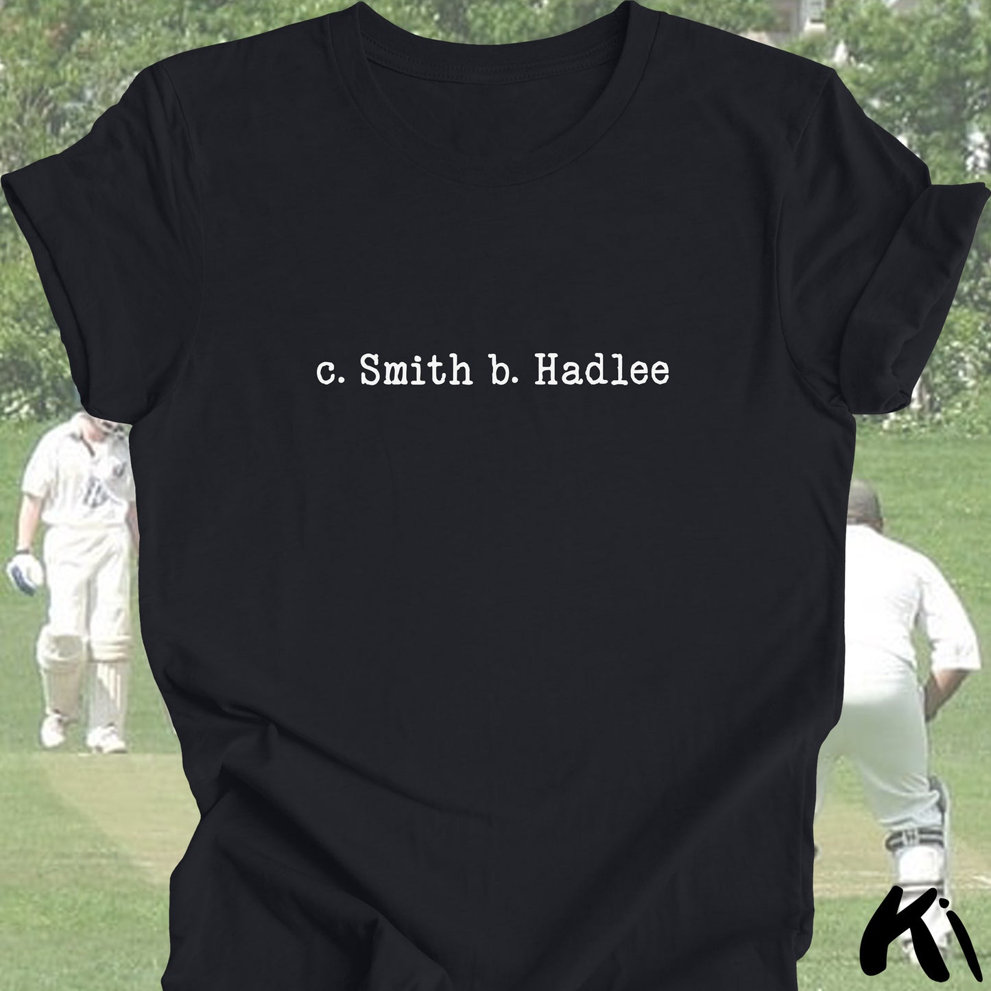 c. SMITH b. HADLEE Retro Cricket Shirt