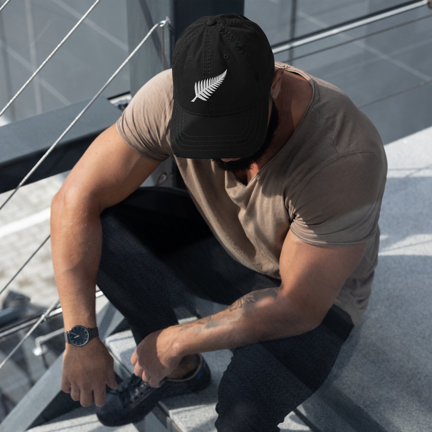 SILVER FERN Embroidered Dad Hat