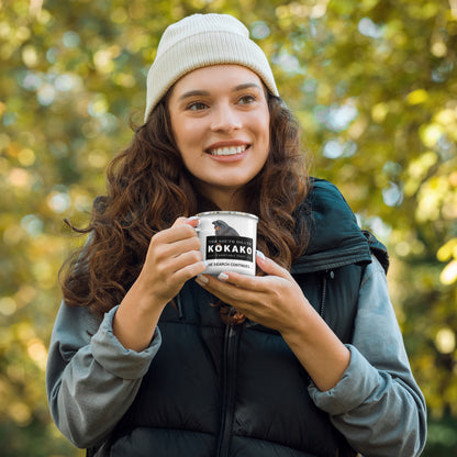 SOUTH ISLAND KŌKAKO Charitable Trust Enamel Camping Mug - Official Fundraiser