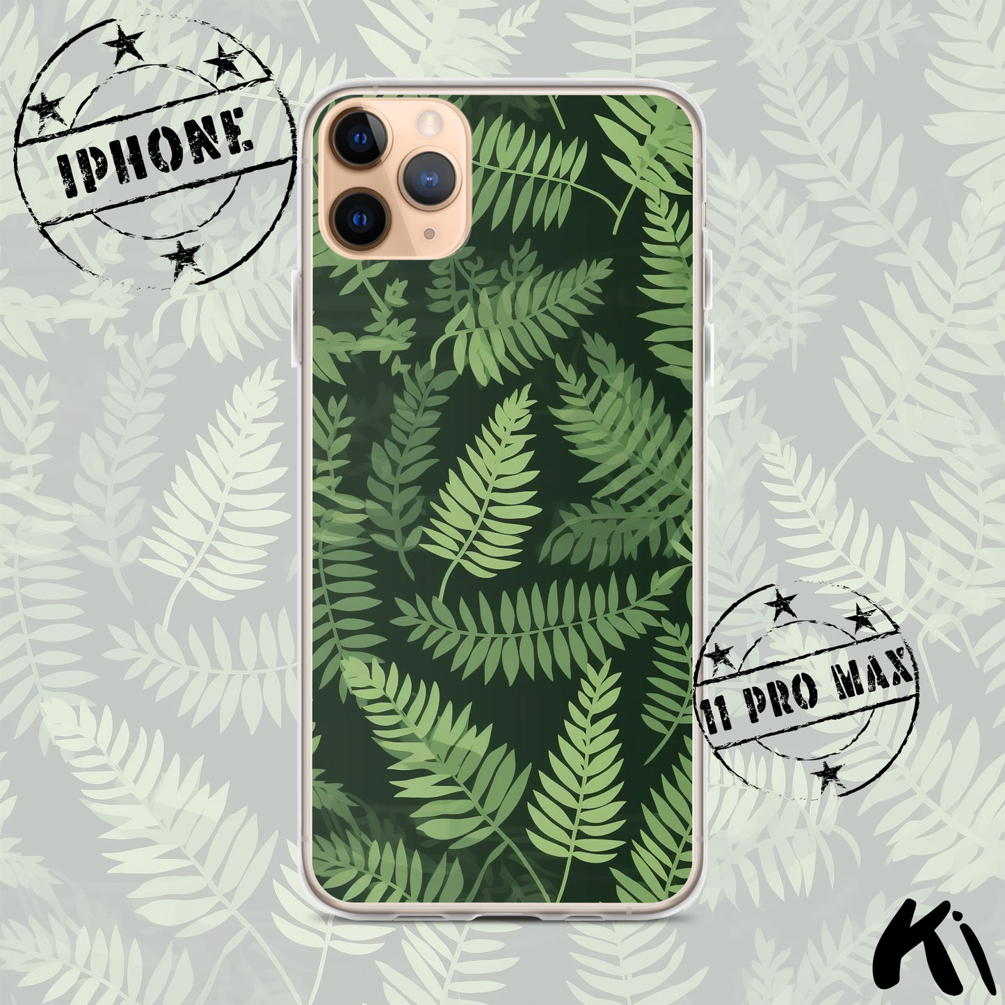 FERN LEAVES Clear Case for iPhone®
