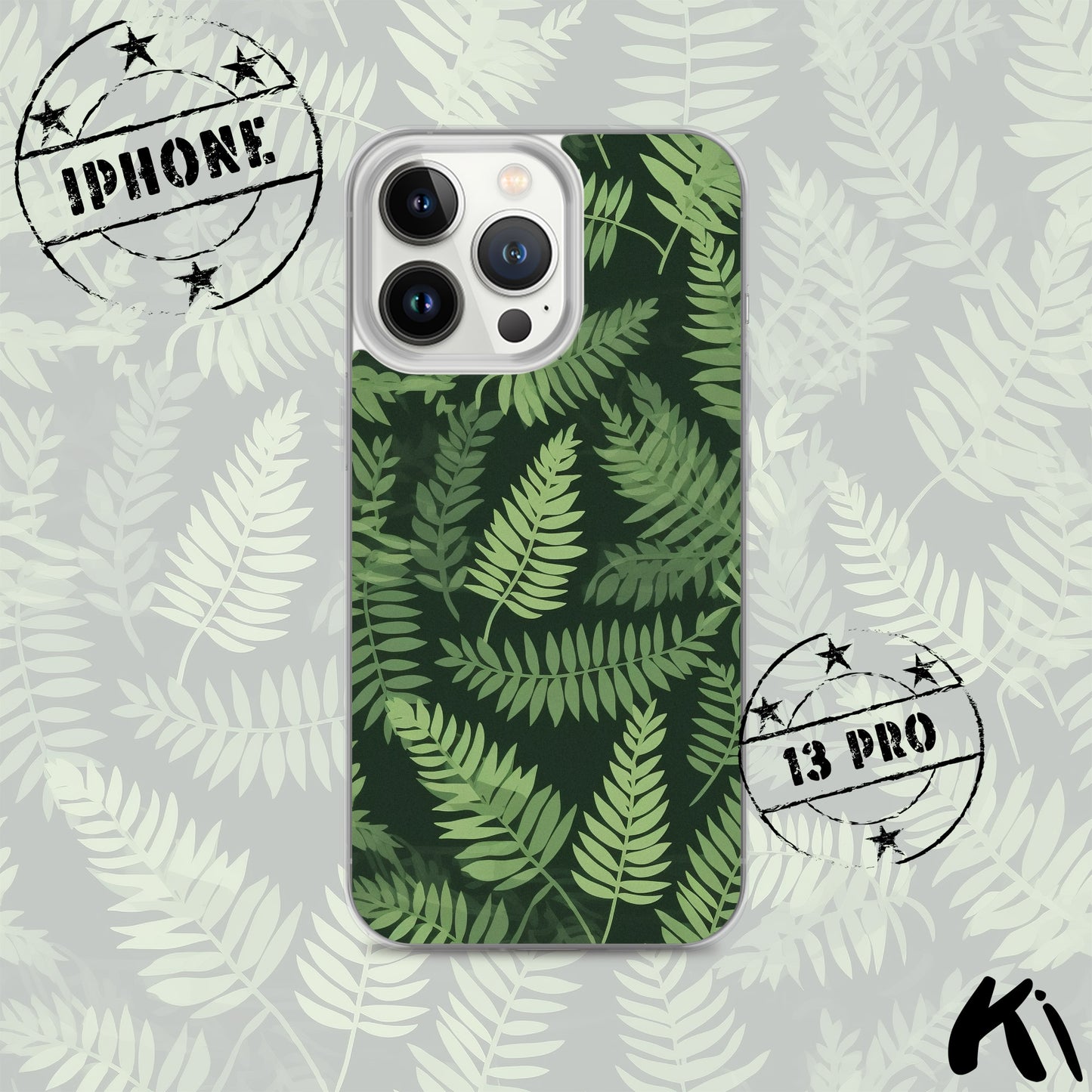 FERN LEAVES Clear Case for iPhone®