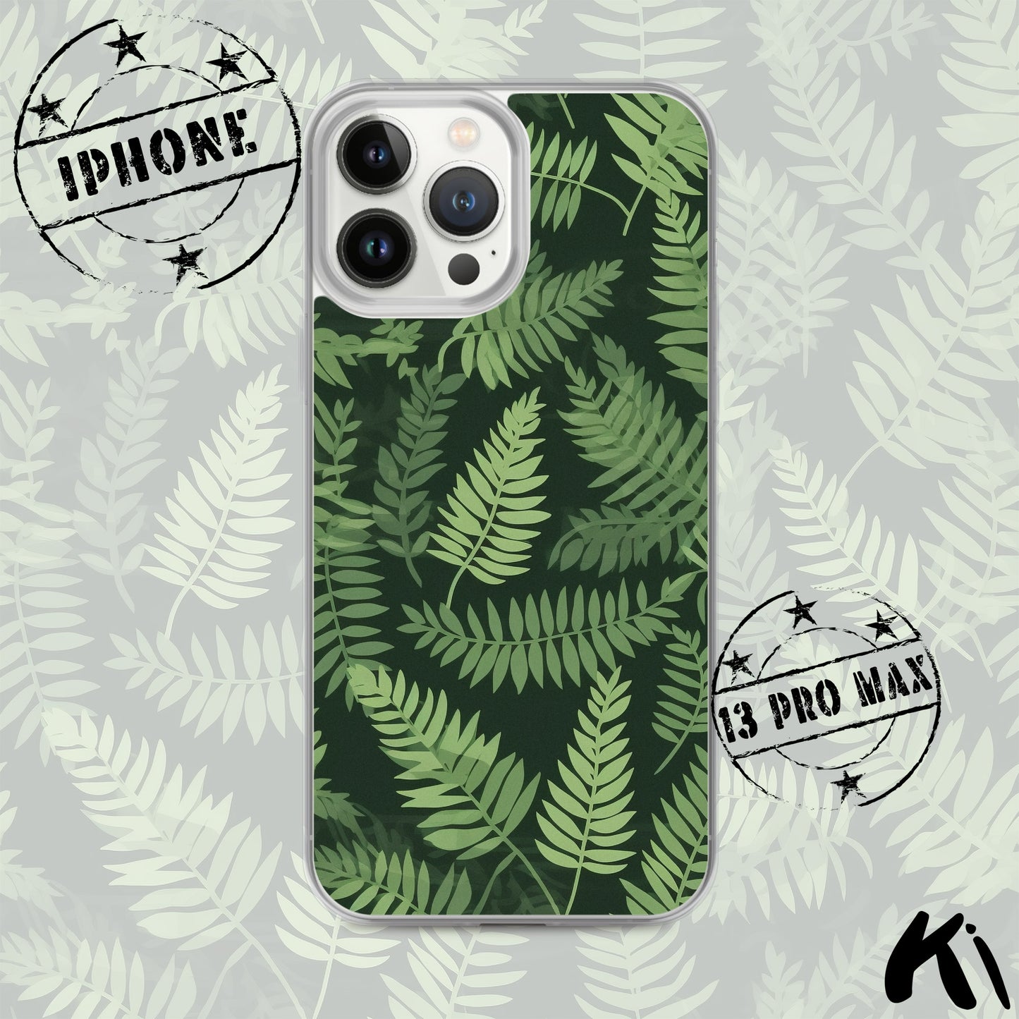 FERN LEAVES Clear Case for iPhone®