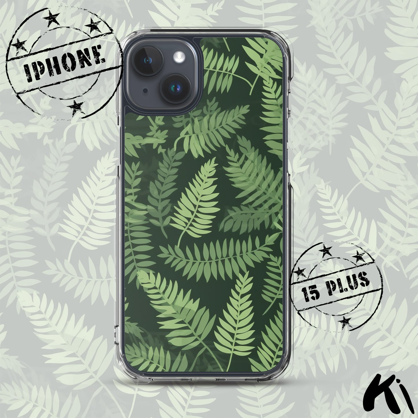 FERN LEAVES Clear Case for iPhone®