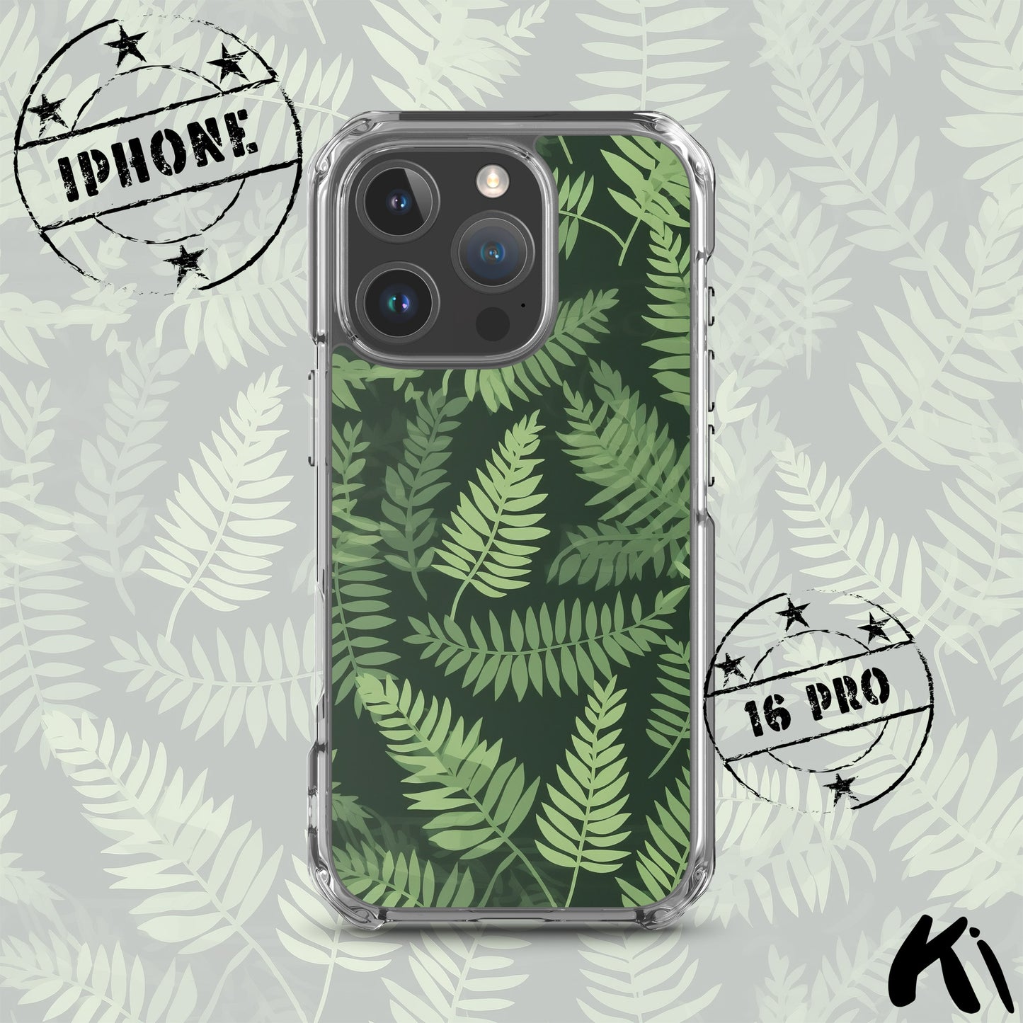 FERN LEAVES Clear Case for iPhone®
