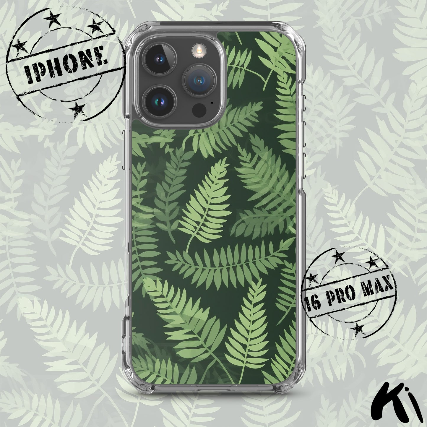 FERN LEAVES Clear Case for iPhone®