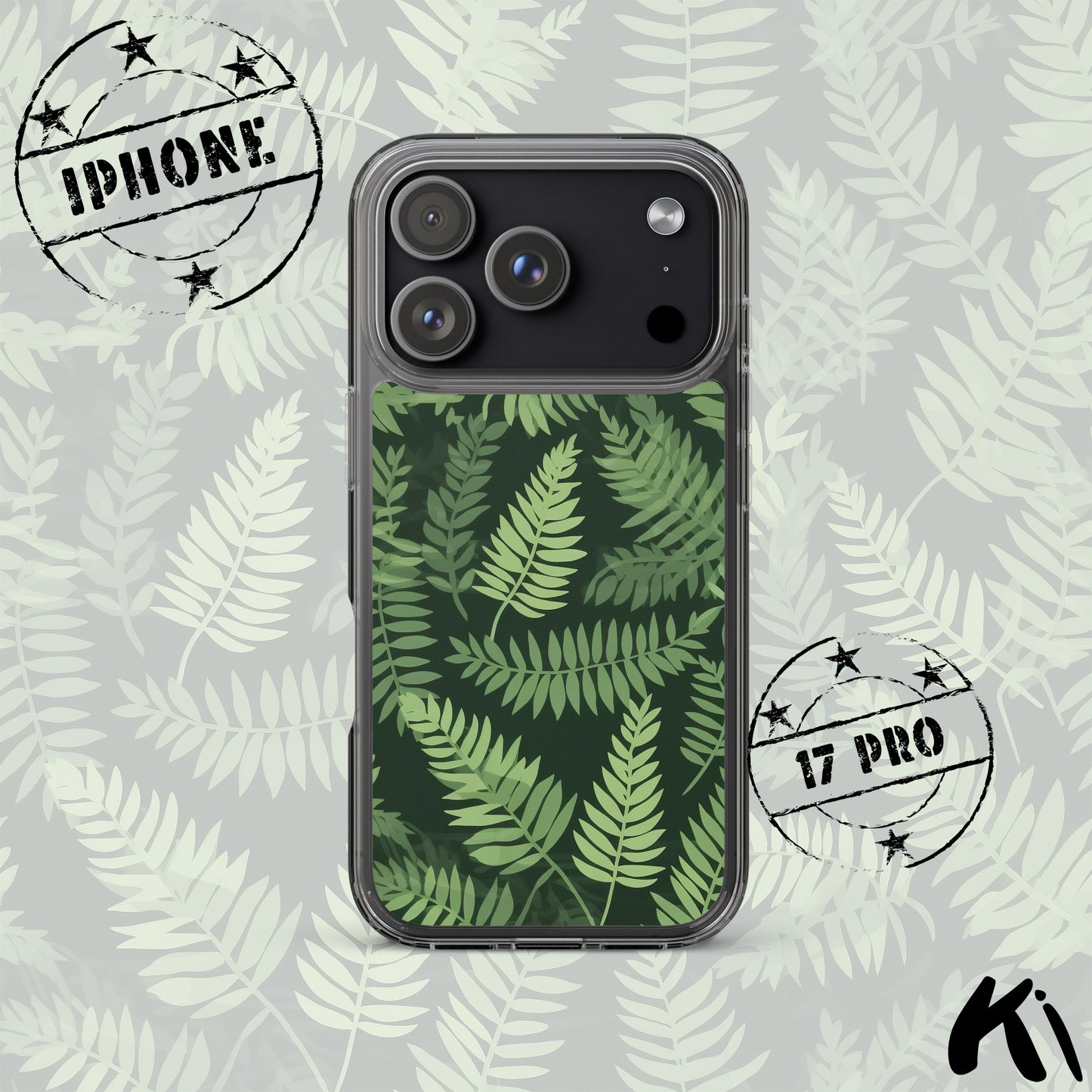 FERN LEAVES Clear Case for iPhone®