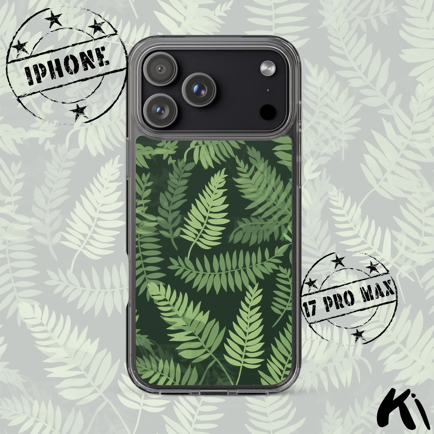 FERN LEAVES Clear Case for iPhone®