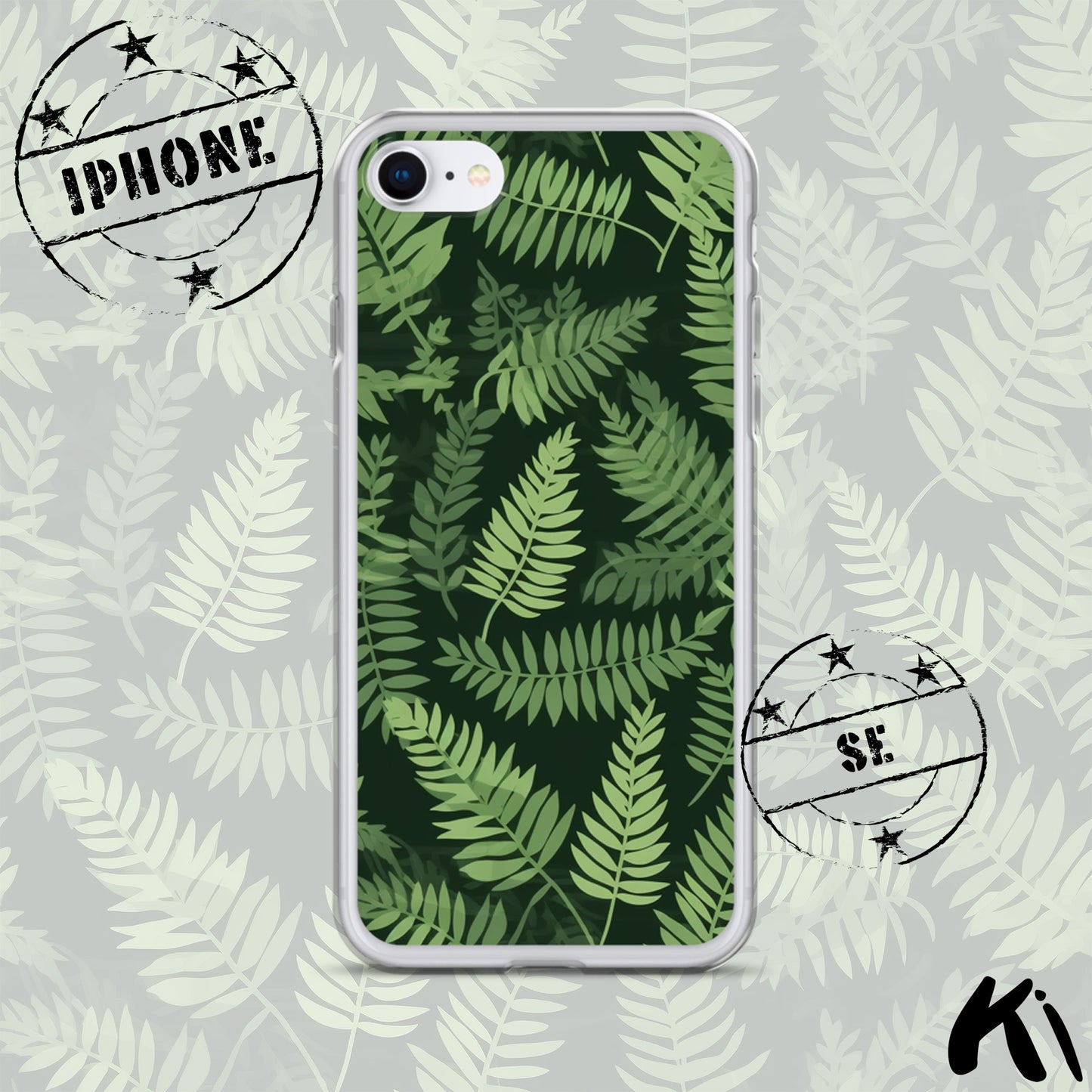 FERN LEAVES Clear Case for iPhone®