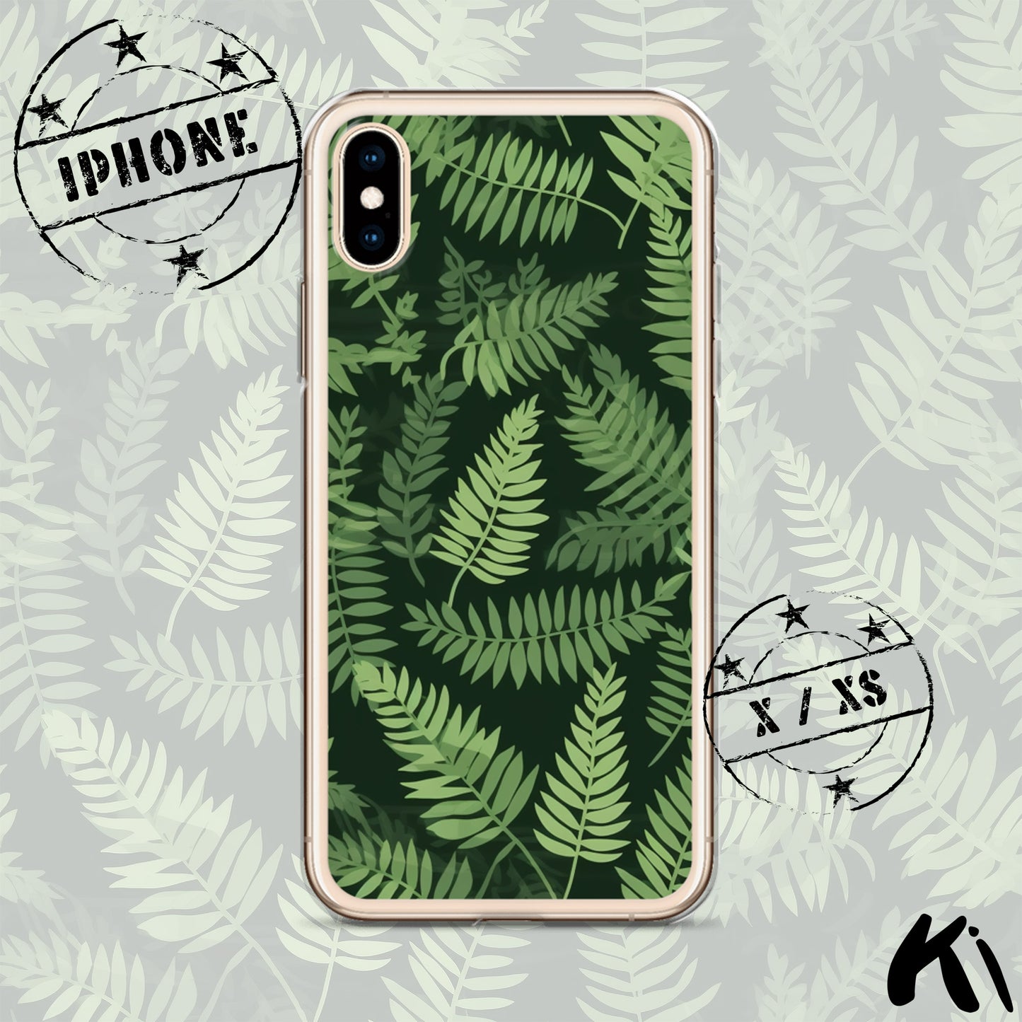 FERN LEAVES Clear Case for iPhone®