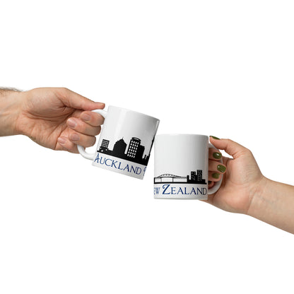 AUCKLAND New Zealand Skyline Coffee Mug