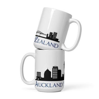 AUCKLAND New Zealand Skyline Coffee Mug